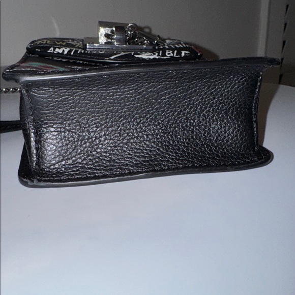 DKNY Elissa Graffiti Logo Pebble Charm Crossbody Bag - Picture 7 of 8